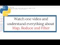 Difference Between Map, Reduce And Filter In Python(WITH MANY EXAMPLES) | Imp Python Interview Quest