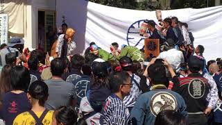 平成30年 池田天白神社祭典 祭礼囃子披露 上若（大間）