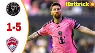 Messi Super Hattrick in Five Minute💥 | Inter Miami vs Cincinnate 5-1| Highlights 2024