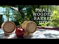 Small wooden barrel | Mulberry barrel DIY