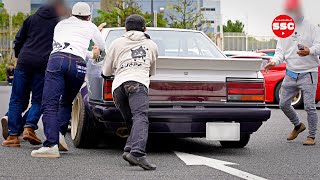 【大黒✨旧車】エンジンかからなくなった😱 復活できるか⁉️など 大黒PA  絶版車 ネオクラシック 日本車