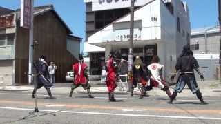 「葵」武将隊★刈谷 大名行列 山車祭in東陽町2013.05.03AM