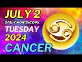 Cancer ♋ 💫 𝐘𝐨𝐮𝐫 𝐋𝐢𝐟𝐞 𝐈𝐬 𝐀𝐛𝐨𝐮𝐭 𝐓𝐨 𝐂𝐡𝐚𝐧𝐠𝐞 💫 Horoscope For Today July 2, 2024 | Tarot