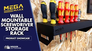 MegaMaxx UK™ | Wall Mountable Screwdriver Storage Rack | ID676