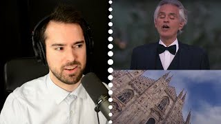 Vocal Coach Reacts to Andrea Bocelli, Music For Hope Live Stream