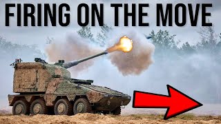 The RCH-155 Self-Propelled Artillery System | 155mm FIRING ON THE MOVE!