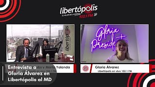 #LiberVoto2023 Entrevista a Gloria Álvarez en Libertópolis al medio día