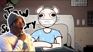 I had my jaw wired shut for 2 months - SomeThingElseYT (Gloo.tm Reaction)