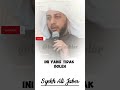 Dakwah Syekh Ali Jaber,jangan sampai ada permusuhan di antara perbedaan.