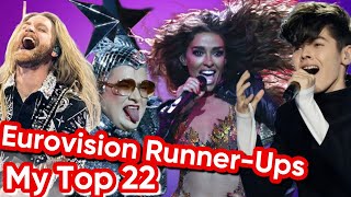 Eurovision Runner-ups: My Top 22 (2000-2022)