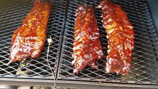 Offset Smoker Rad Rum Ribs (Redo)