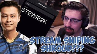 STEWIE2K STREAM SNIPES SHROUD?!? Ft. Stewie2k, OCEAN, LILMAN \u0026 Desi