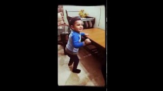 Baby Dancing on Champions - Dj Bravo - Life of a Toddler