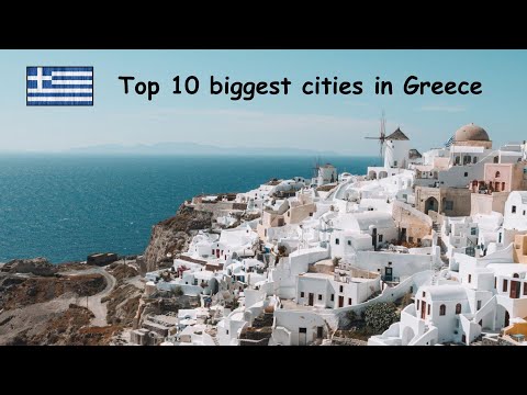 What are 10 major cities in Greece?