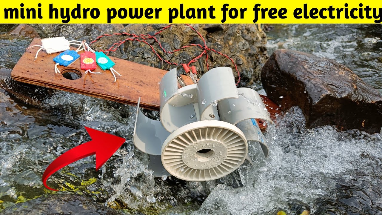 How To Make Homemade Hydro Power Plant Homemade Ftempo