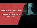 SQL - 11 - Delete Records from a Table and Delete All