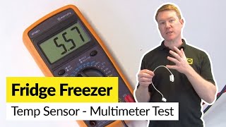 Fridge Temperature Sensor Replacement \u0026 QUICK Multimeter Testing!