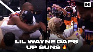 Chris Paul Brings Out Lil Wayne To Celebrate Phoenix Suns NBA Finals Berth