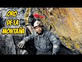 ⛏️EXTRAORDINARIO ⛏️!! , EXPLORA EL MUNDO DE LA MINERIA DE ORO , BUSQUEDA DEL ORO  EN LA MONTAÑA😱