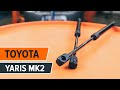 How to change gas struts on TOYOTA YARIS Mk2 [TUTORIAL AUTODOC]