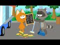 fast and slow meow meow kitty 😸 kids songs