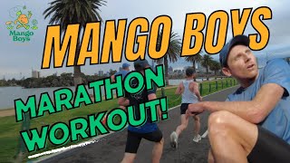 Mango Boys Marathon Workout - 8 weeks to go!