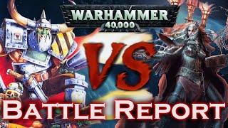 Sisters Of Battle Vs Digganobs Warhammer 40k Battle Report
