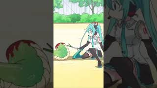 無邪気な初音ミク😈 Innocent Hatsune Miku 2022 第3期 邪神ちゃんドロップキッ Dropkick on My Devil! #shorts