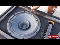 home made speaker dual 12 inch box with ahuja dx 12 f200 full fitting video