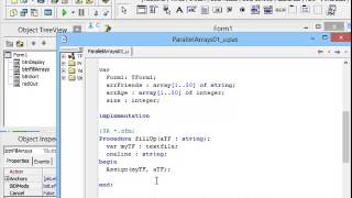 Parallel Arrays 01 - Delphi