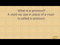 pronouns grammar grade 1 u0026 2