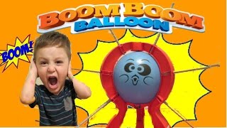 BOOM BOOM BALLOON Family Fun Balloon Pop Challenge Thomas the Train Surprise Toys