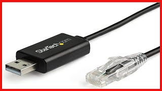 StarTech.com 6 ft (1.8 m) Cisco USB Console Cable - USB to RJ45 Rollover Cable - 460Kbps - Windows