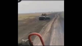 😱 😳 unusual tank move in Russian 🇷🇺 convoy