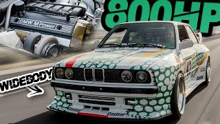 800HP BMW E30 Widebody Highway Pulls! - S52 Turbo Inline 6 ('90s DTM M3 Inspired Street Car)