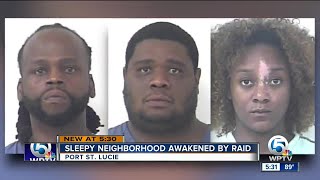 3 people arrested in Port St. Lucie drug raid