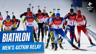 Biathlon - Men's 4x7.5km Relay | Full Replay | #Beijing2022