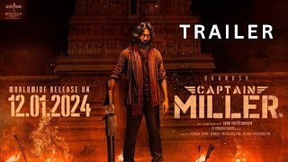 Captain Miller (Hindi) - Trailer | Dhanush | Shivarajkumar | Arun Matheswaran | GV Prakash Kumar
