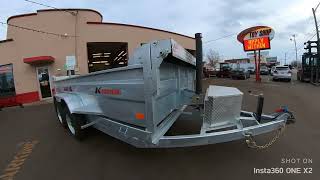 2022 K-Trail Dump Trailer Walkaround