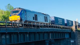 DRS 68007 At Conisbrough From Mossend Euroterminal To Daventry Drs (Tesco)