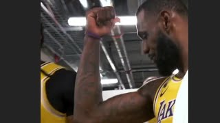 LeBron James CELEBRATNG Game 4 WIN!!! | Lakers vs Houston Game 4 semifinals NBA Bubble Playoffs 2020