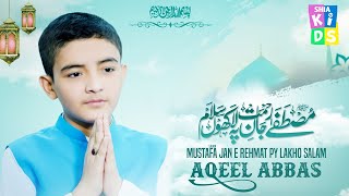 Mustafa Jaan E Rehmat Pe Lakhon Salam | New Rabi Ul Awal naat 2022 | Aqeel Abbas | New manqabat 2022