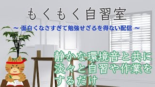 【朝活・作業配信】もくもく自習室 #3【面白くなさすぎて勉強せざるを得ない】