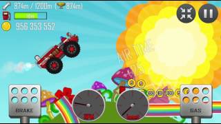 GOOD GAMES TO  PLAY★Hill Climb RACING FIRE TRUCK ON RAINBOW ROAD★GAMEPLAY