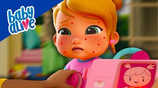 Baby Alive  💦 Baby Lulu is Sick With Chicken Pox! Taking Care of Sick Dolls  🌈 K