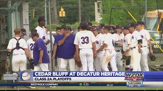 Decatur Heritage \u0026 Cedar Bluff split their first two games of the AHSAA Playoffs (Game 1 Highlights)