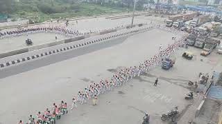 75th independence day celebration at attibele toll ( banglore)