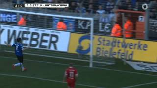 Arminia Bielefeld vs. SpVgg Unterhaching 4 - 0 |ARD| (28.02.15)