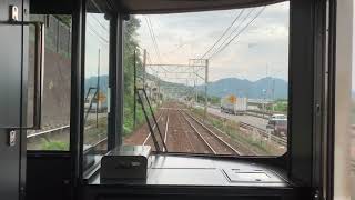 [前面展望]JR東海道線興津駅から由井駅