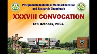 XXXVIII Convocation PGIMER Chandigarh